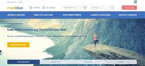 Dazu die neuesten erfahrungen, testberichte. MAXBLUE Test und Erfahrungen | finanzen.net