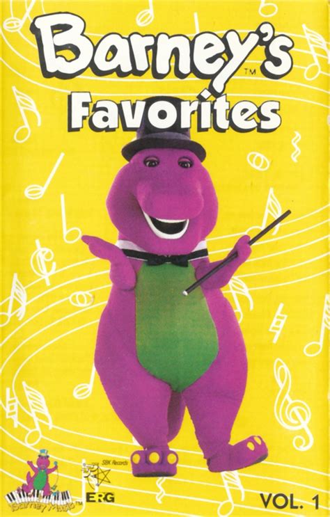 Barney Barneys Favorites Volume 1 1993 Cassette Discogs