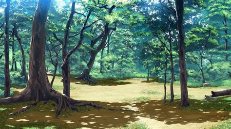 Free Download Anime Forest Backgrounds 2048x1152 For Your Desktop