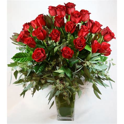Two Dozen Premium Rose Bouquet Spring Florist Free Delivery Flowers