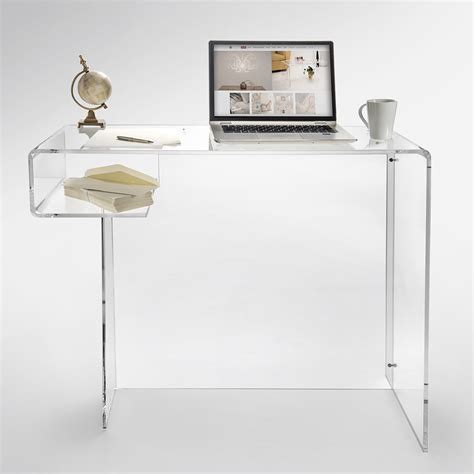 Modern Desk In Transparent Plexiglass Modern Design