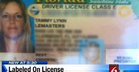 Tammy Lemasters Florida Woman Says Drivers License Mistakenly