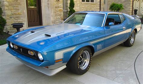1971 Ford Mustang Mach 1 429super Cobra Jet With Images Ford