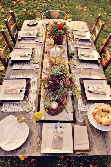 11 beautiful thanksgiving tablescapes l essenziale