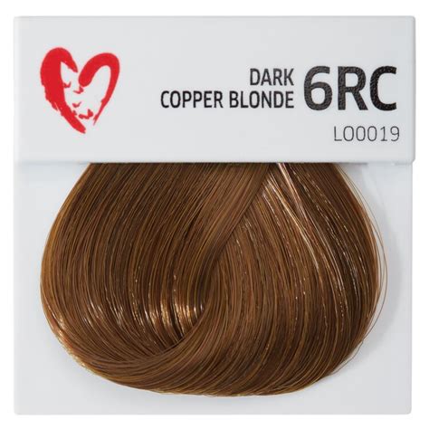 Lome Paris Permanent Liqui Crème Hair Color Dark Copper Blonde 6rc