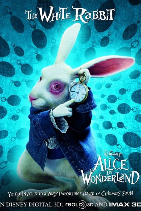 Alice In Wonderland Movie White Rabbit Alice In Wonderland Alice In