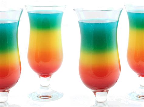 Rainbow Cocktail Von Amerikanisch Kochende Chefkoch