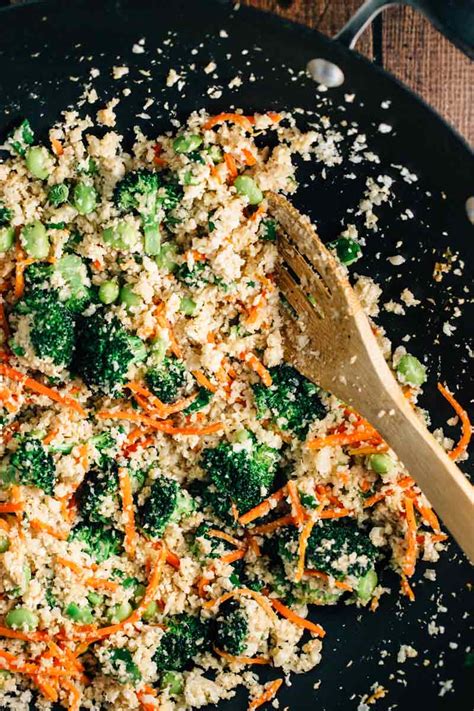 Stir fry cauliflower rice costco. Cauliflower 'Rice' Stir Fry Bowl - Veggie Chick