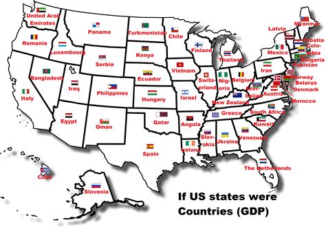 The only costs students have to cover are living expenses. US state(2010) economy size(GDP) compared to other Countries(2012)3000x2118 : MapPorn