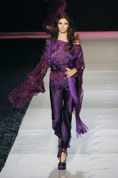 Emanuel Ungaro At Paris Fashion Week Spring 2005 Fashion Purple