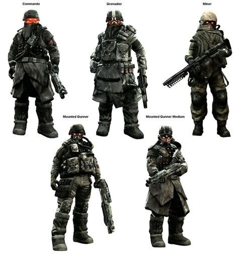 Helghast Classes Characters And Art Killzone 2 Character Design