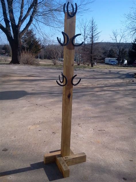 Maybe you would like to learn more about one of these? Oak Horse Shoe Coat Rack - by Cedar Furniture Lodge ...