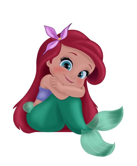 Download Babies Clipart Little Mermaid Pequena Sereia Cute Png Png