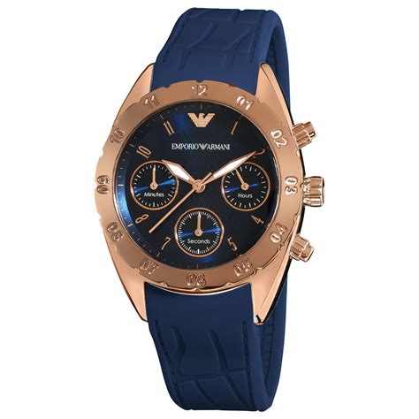 Buy Emporio Armani Womens Ar5939 Sport Blue Chronograph Dial Watch