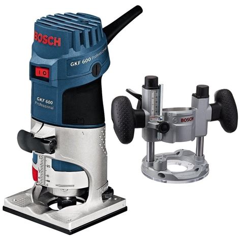 Bosch Palm Router 14 Inch Gkf600 With Bosch 060160a800 Te 600 Compact
