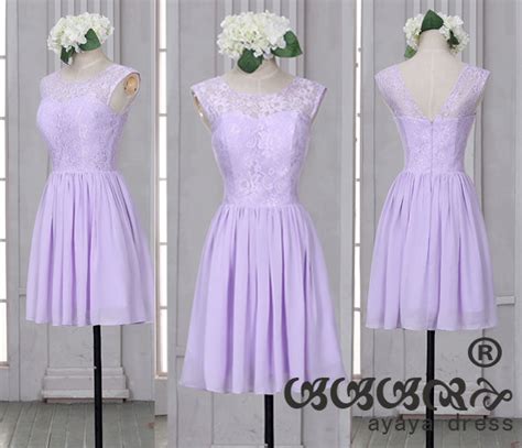 Lace Short Bridesmaid Dress Purple Bridesmaid Dresses Bridesmaid