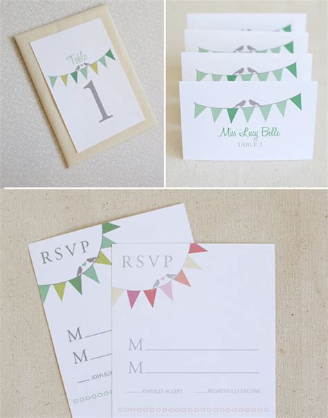 Get stunning wedding invites to gather guests in style! Bunting Do It Yourself Wedding Invitations