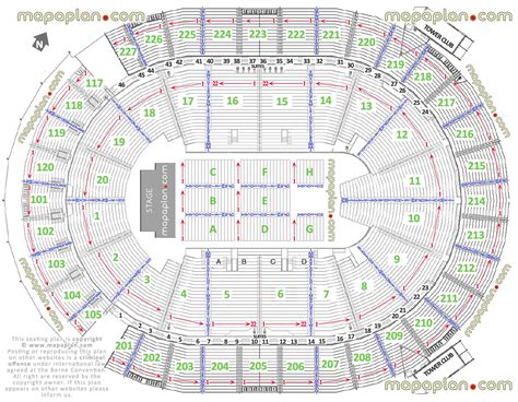 Michelob Ultra Arena Seating Chart With Seat Numbers