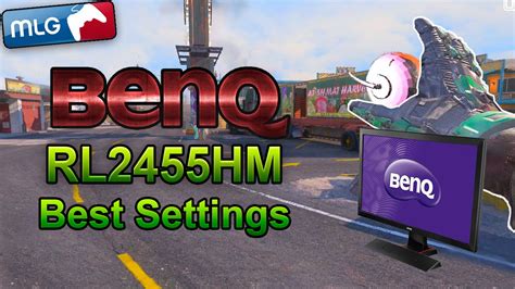 Benq Rl2455hm Mlg Gaming Monitor Best Settings Youtube