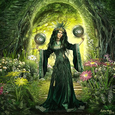 Earth Witch Commission By Lolita Artz On Deviantart