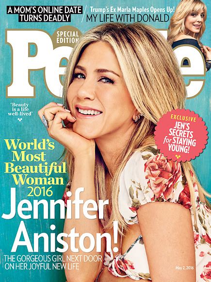 Jennifer Aniston Is People Magazines Worlds Most Beautiful Woman 2016