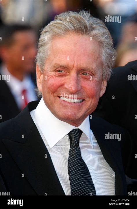 Us Actor Michael Douglas Arrives For The Premiere Of Wall Street