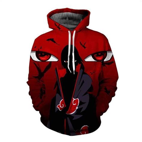 Naruto Hoodie Sasuke Uchiha In Shadow Pullover Hoodie Otakuform