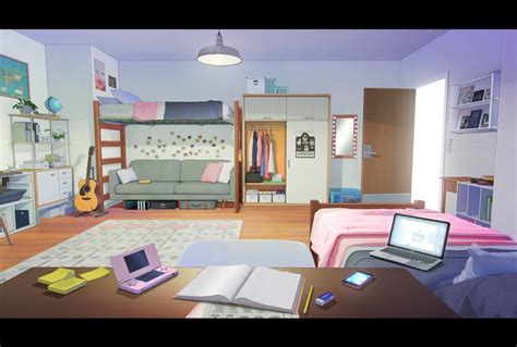 ArtStation - Dorm Room , Goliat Gashi | Anime backgrounds wallpapers