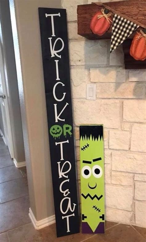 Also, promote eating in your home by hanging this extraordinary eat sign on your indoor wall! Pin by Ellie Button on Halloween | Wooden halloween signs, Halloween wood crafts, Halloween ...