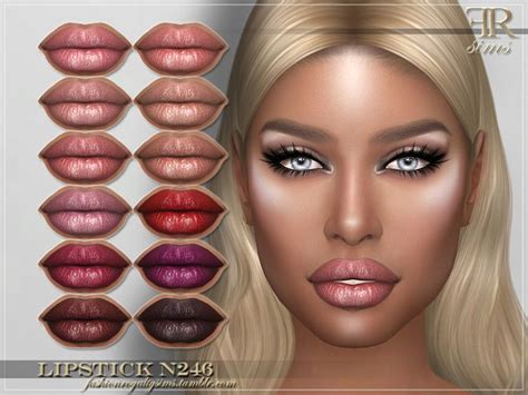 Sims 4 — Frs Lipstick N246 By Fashionroyaltysims — Standalone Custom