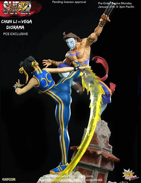 Chun Li Vs Vega Statue Chun Li Video Game Art Video Games Street Fighter Art Capcom Art