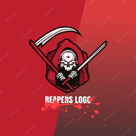 Premium Vector Reaper Mascot Logo Gaming Logo Template