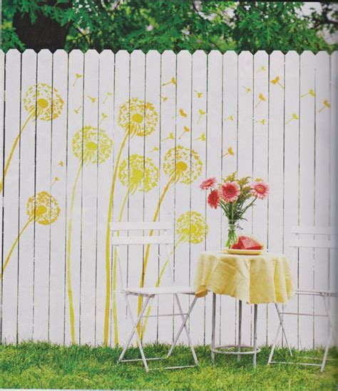 Exterior Wall Large Flower Stencils For Fences Mural Wall