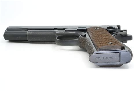 Colt 38 Amu Automatic Pistol Sn157362 Mfg1961 Old Colt