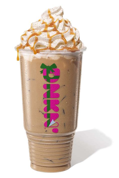 Dunkin Iced Toasted White Chocolate Signature Latte Check Out Dunkin