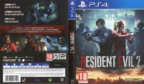 PS4 Resident Evil 2 PAL R VideoGameRetailCovers