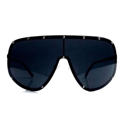 Accessories Black Shield Rimless Sunglasses Poshmark