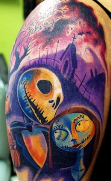 Jack And Sally By Ernesto Nave Tattoo Nightmares Jack And Sally