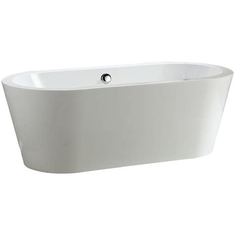 Larger whirlpool tubs can use between 50 and 80 gallons of hot water, which is bad news for the i upgraded my 5 ft soaker tub with a new deep soaker tub and picked up a retrofit kit to make it a. Melania 68" x 32" Soaking Bathtub | Soaking bathtubs ...