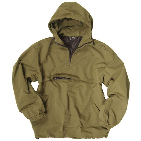 Tactical Combat Mens Anorak Hooded Windproof Lightweight Summer Jacket