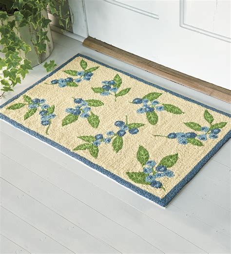 A wide variety of washable kitchen rugs options are available to you, such as technics, material, and use. Machine Washable Hand-Hooked Blueberries Accent Rug ...