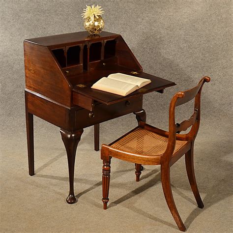 Antique Small Bureau Campaign Writing Study Desk Antiques Atlas