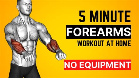 Forearms Workout At Home No Equipment Youtube