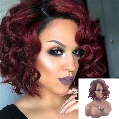 Unice hair headband scarf hair wig curly virgin human hair glueless wigs no plucking wig for women virgin hair non lace front wig bettyou series. Women's BOB Curly Short Wig Party None Lace Front Hair ...