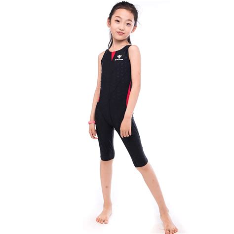 Hxby 5 Color Professional Swimming Suit One Piece Suit Sleeveless Girl