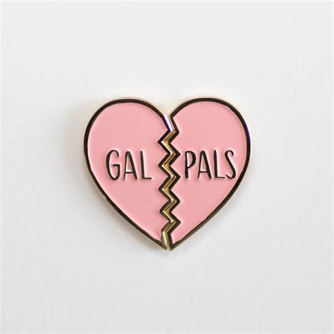 Gal Pals Soft Enamel Pin Set Lesbian Pin Queer T Lgbt Etsy