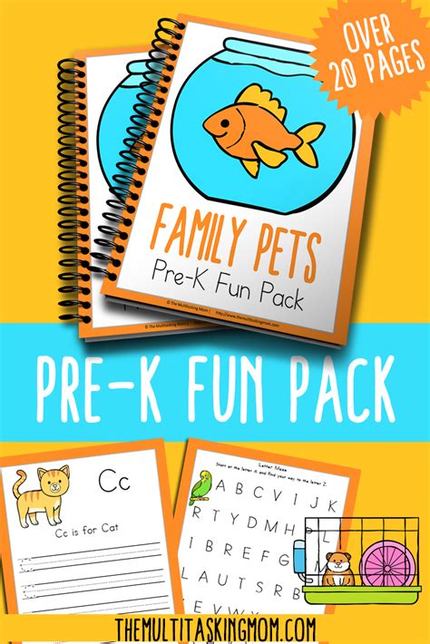Your Preschoolers Will Have So Much Fun With This Pre K Fun Pack That