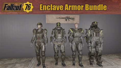 Enclave Armor Bundle Fallout 76 Showcase Youtube
