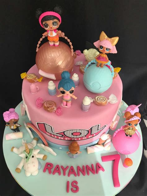 She has stunning features and styled hair, and she is articulated for tons of poses. LOL Surprise birthday cake | Surprise birthday cake, Doll ...