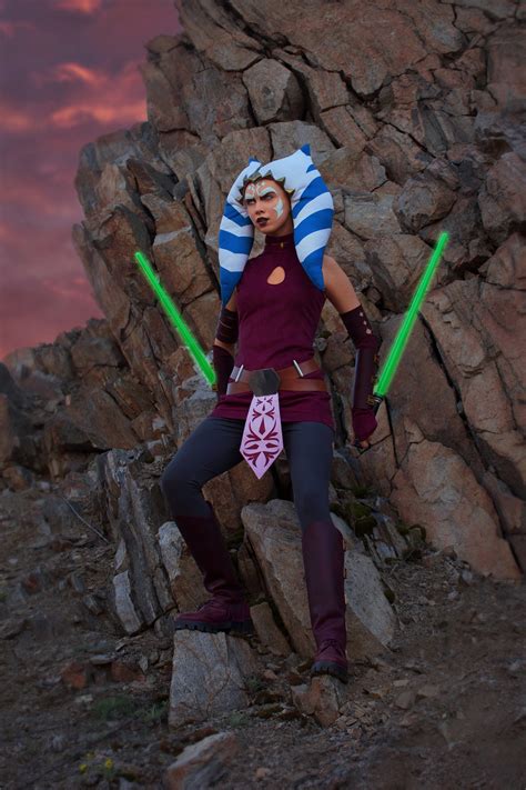 Ahsoka Tano Cosplay Costume From Star Wars Rebels Legion Etsy